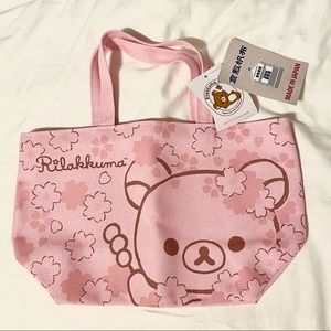 Rilakkuma mini tote sakura tote bag
